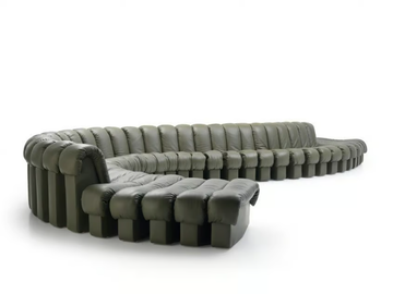DS-600 SNAKE - Modular curved sofa by de Sede - view 2